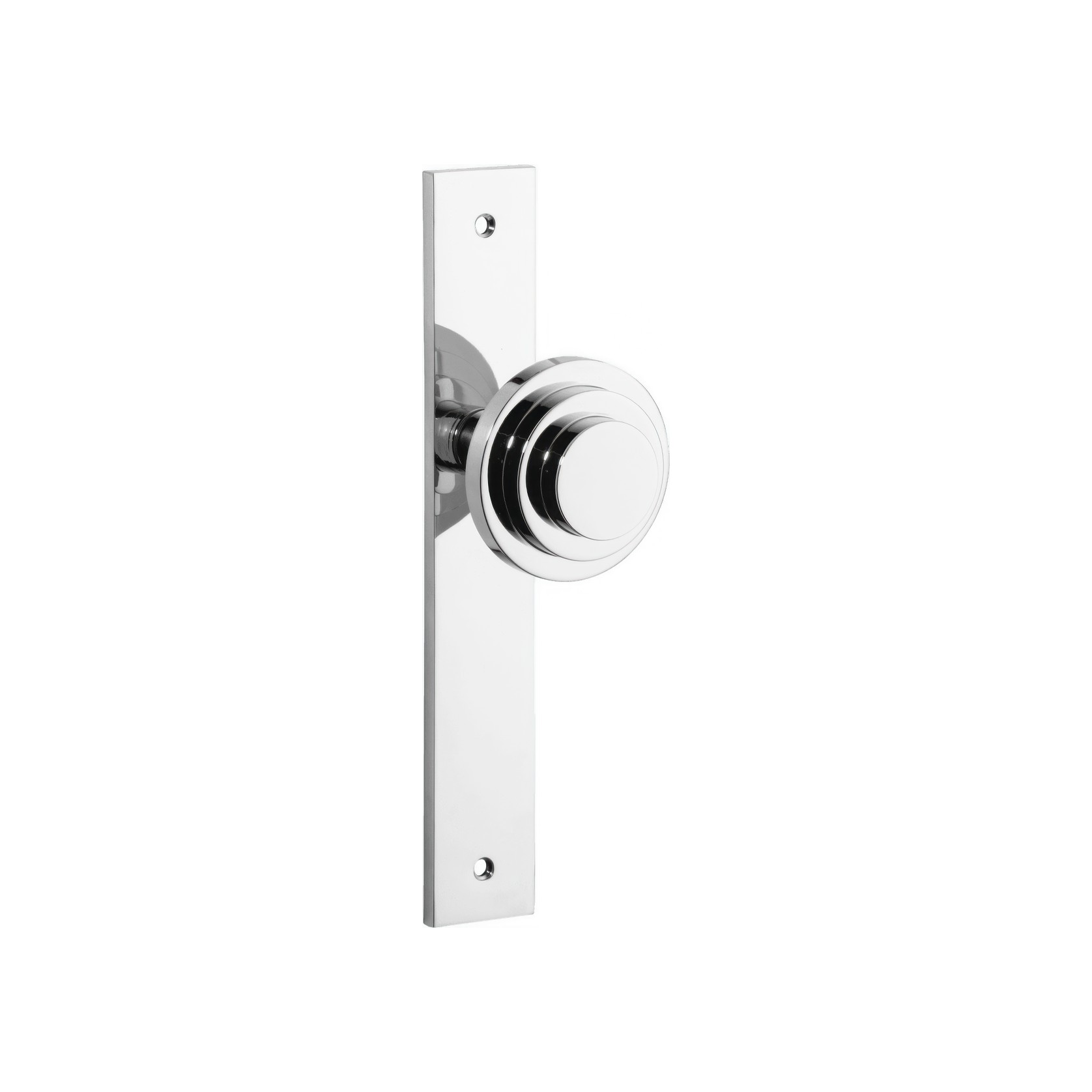 Zzzigurat Door Knob on Rectangular Backplate gallery detail image