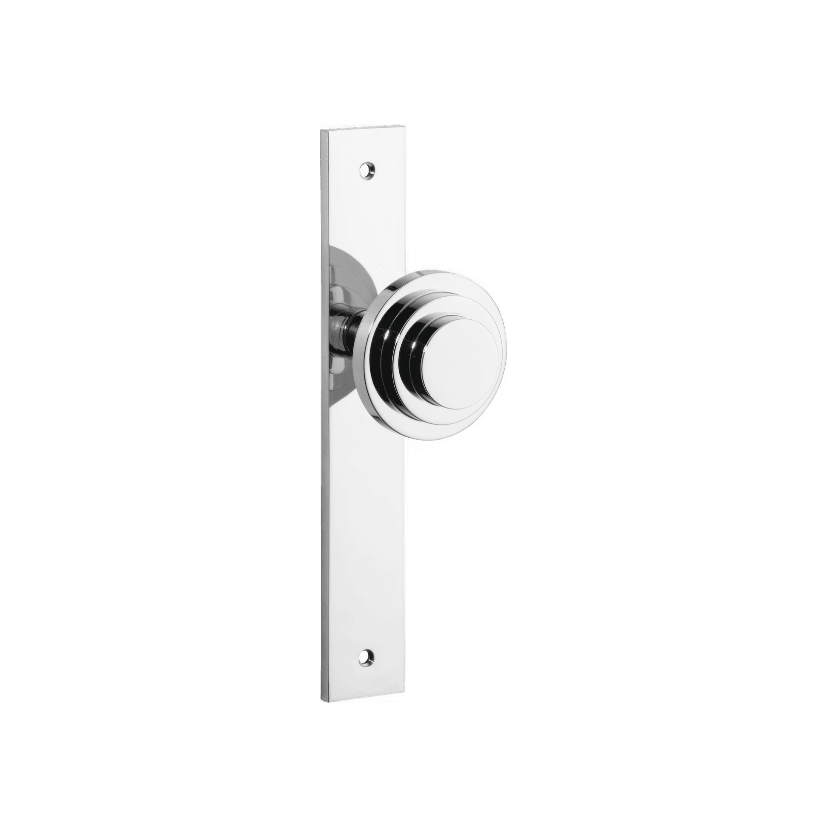 Zzzigurat Door Knob on Rectangular Backplate gallery detail image