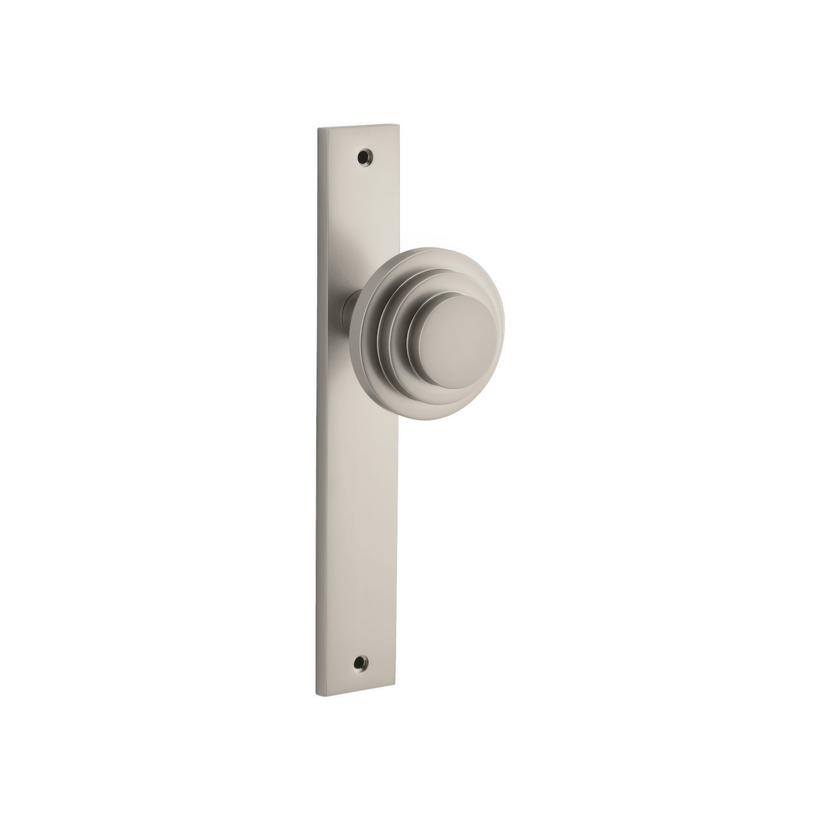 Zzzigurat Door Knob on Rectangular Backplate gallery detail image