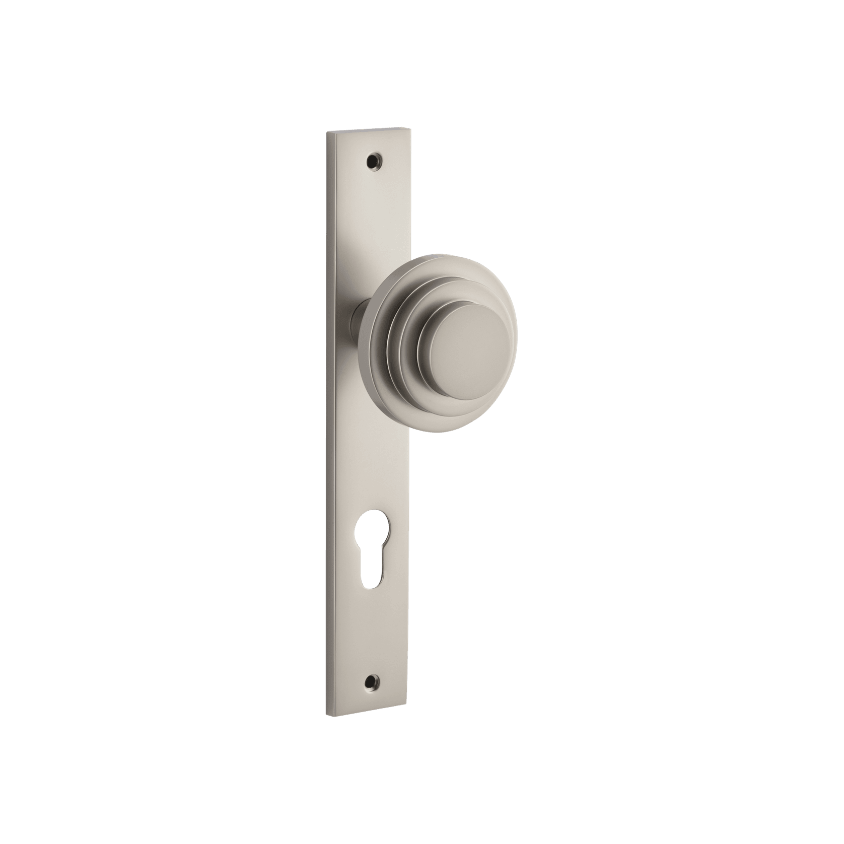 Zzzigurat Door Knob - Rectangular Backplate gallery detail image