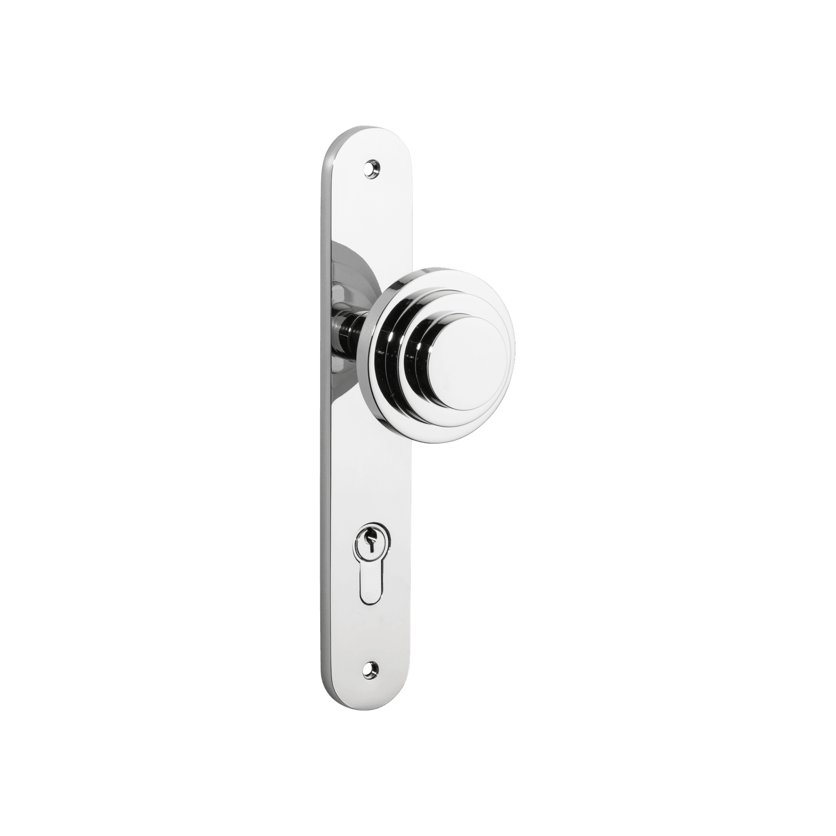Zzzigurat Door Knob - Oval Backplate gallery detail image
