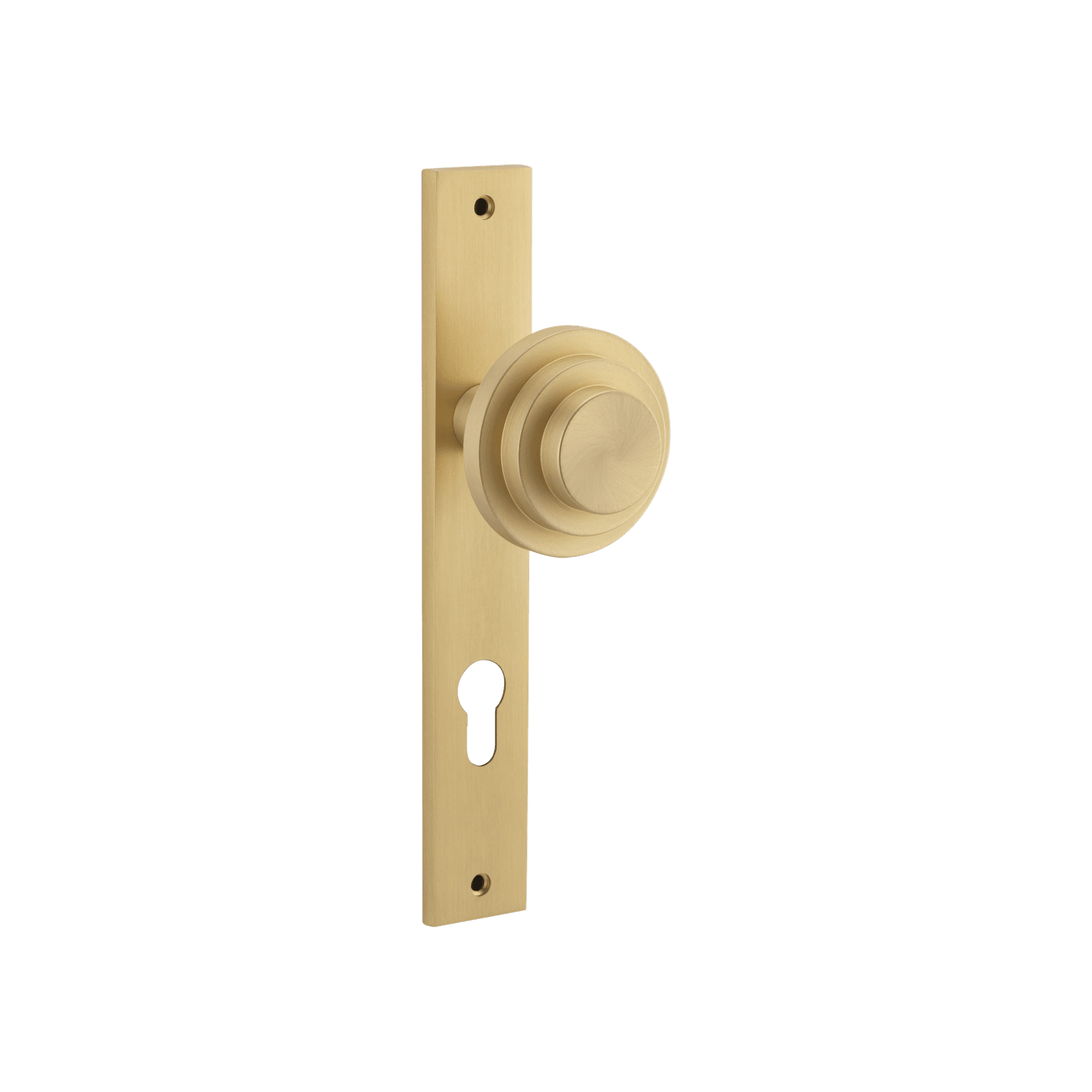 Zzzigurat Door Knob - Rectangular Backplate gallery detail image