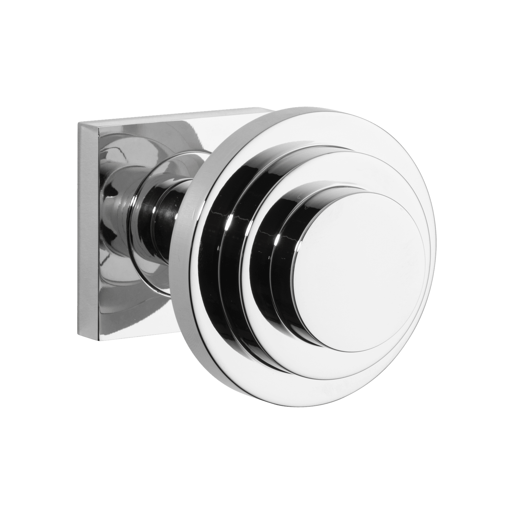 Zzzigurat Door Knob - Square Rose gallery detail image