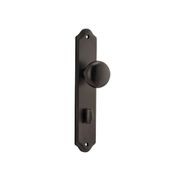 Iver Cambridge Door Knob on Shouldered Backplate Signature Brass gallery detail image