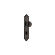 Iver Cambridge Door Knob on Shouldered Backplate Signature Brass gallery detail image