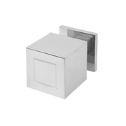 Formani SQUARE Solid Unsprung Knob on Rose gallery detail image