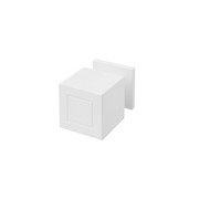 Formani SQUARE Solid Unsprung Knob on Rose gallery detail image