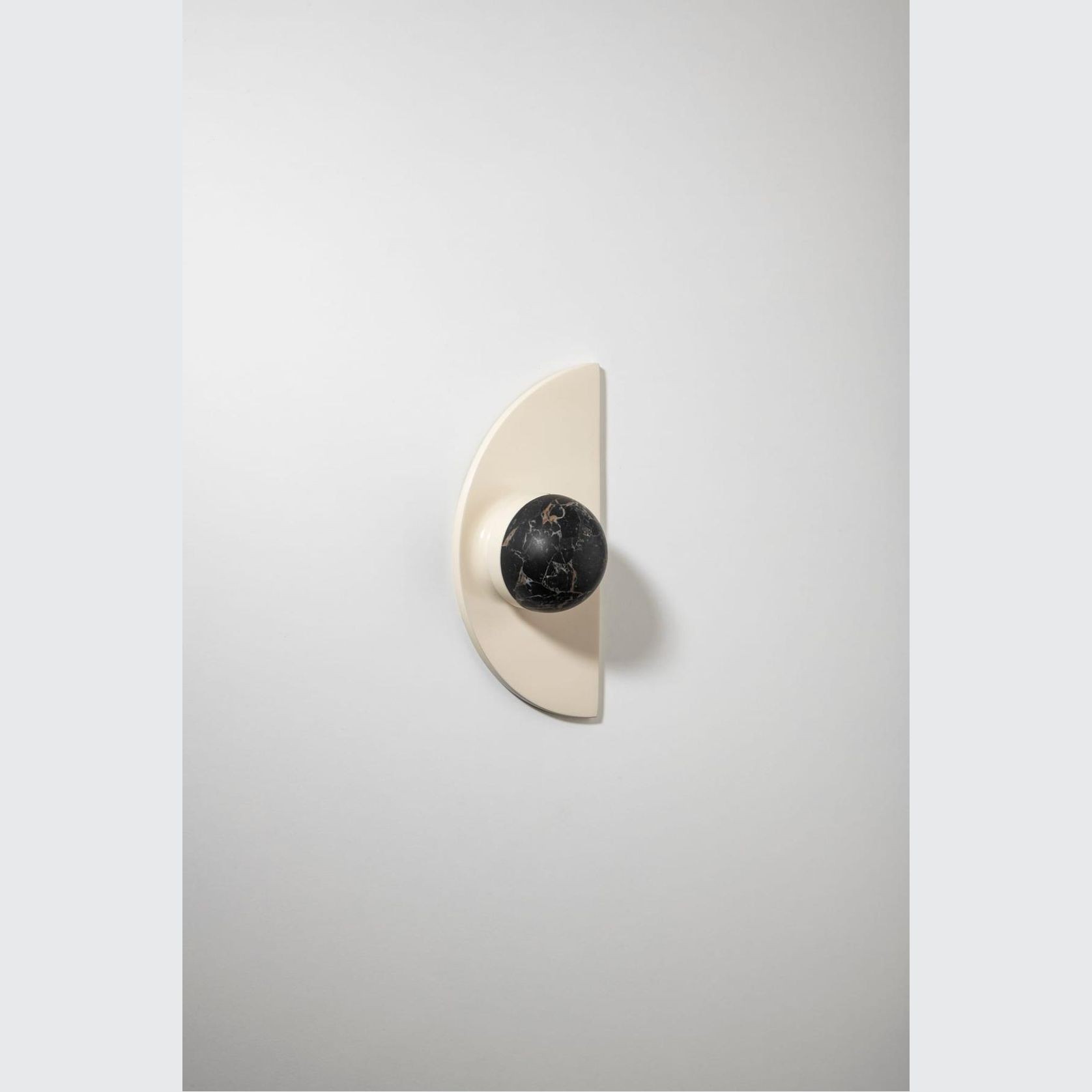 H03 Knob on Backplate Half Moon gallery detail image