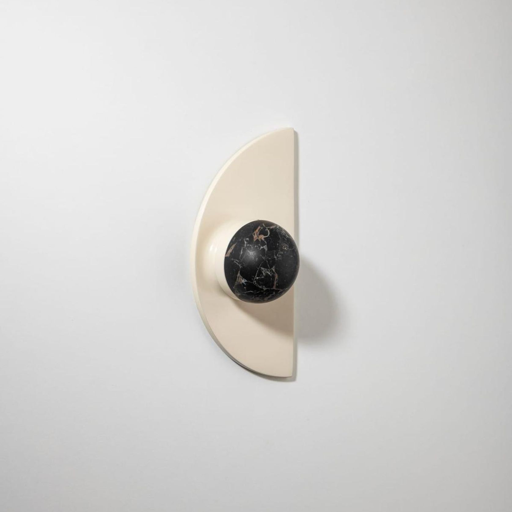 H03 Knob on Backplate Half Moon gallery detail image