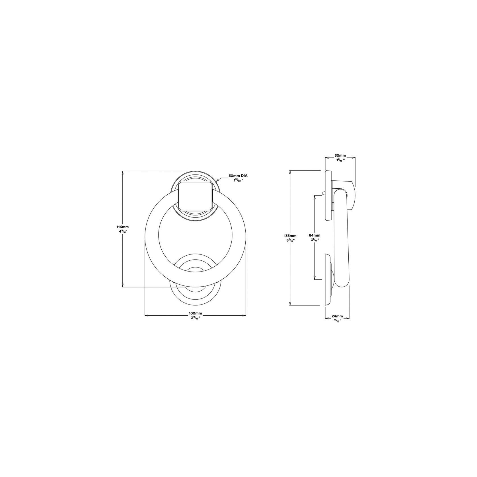 Iver Ring Door Knocker gallery detail image