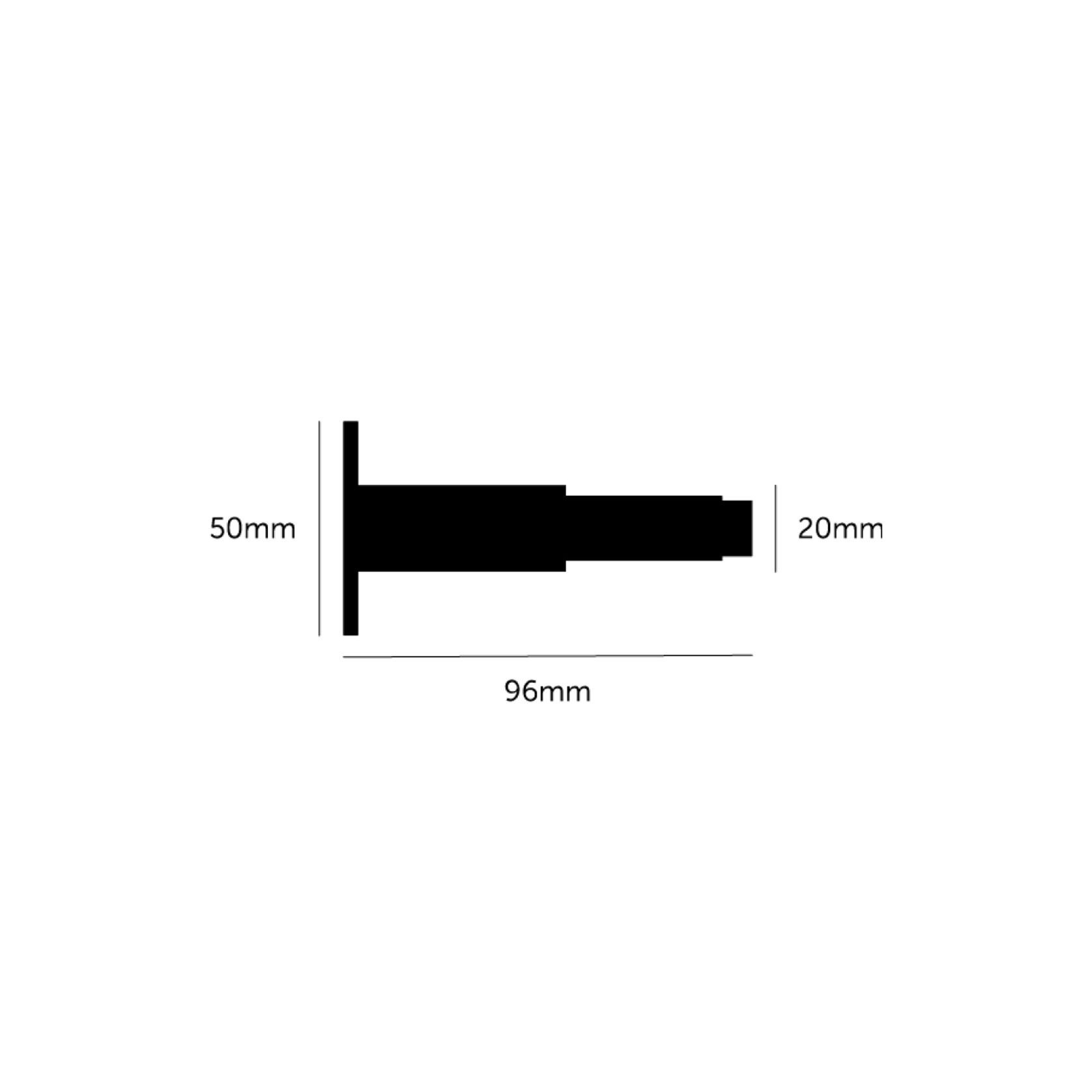Buster and Punch Door Stop Wall Mounted 96mm gallery detail image
