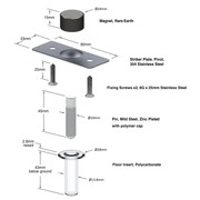 Fantom Pivot Doorstop gallery detail image