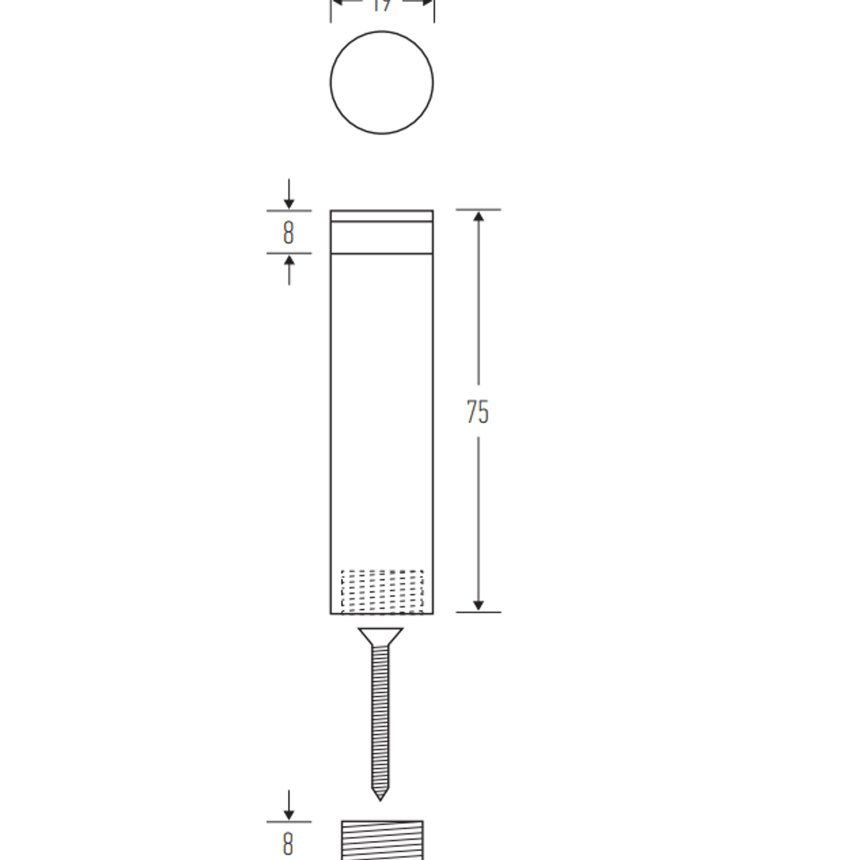 HB735 Wall Mounted Doorstop gallery detail image