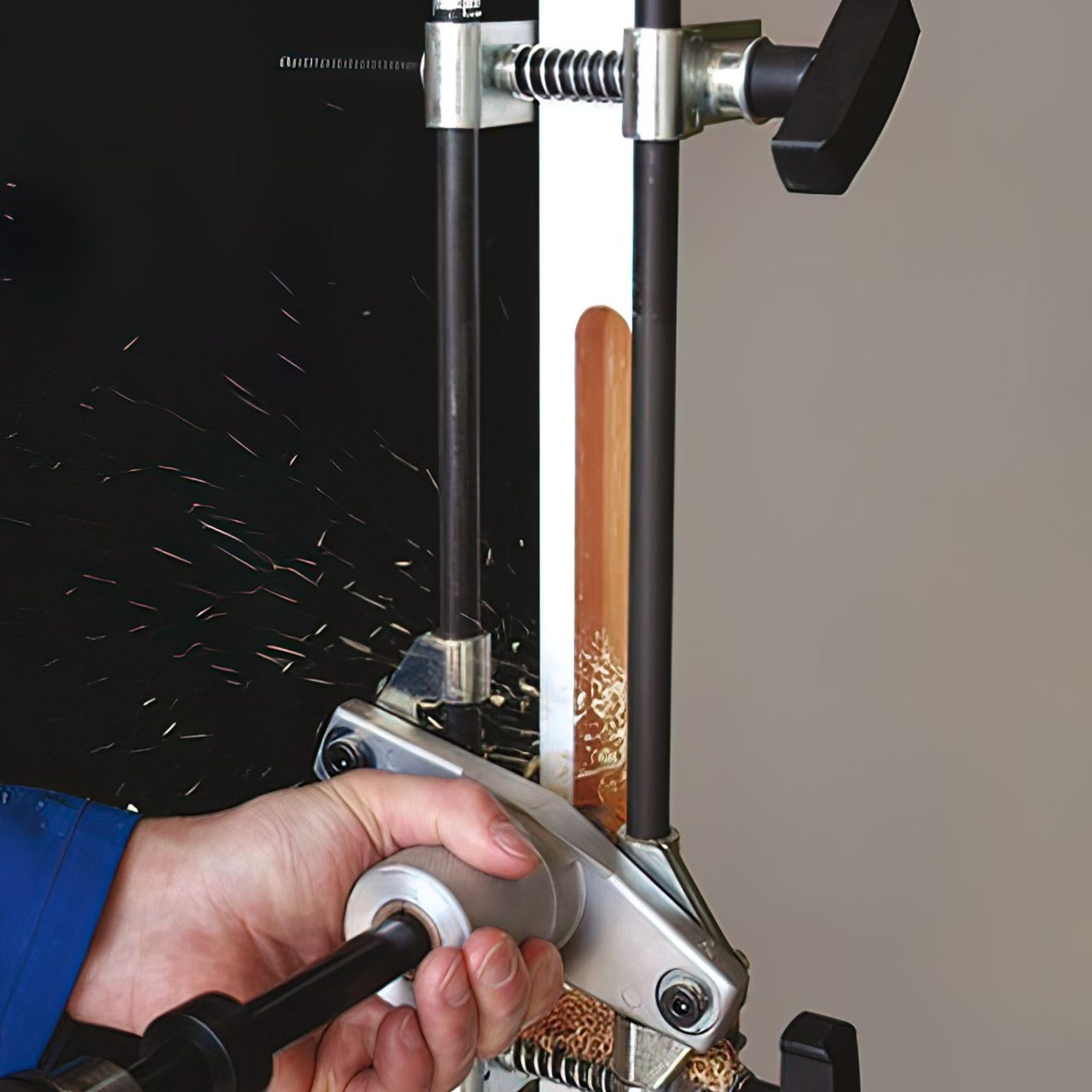 Hafele DBB Lock Morticer Jig and Fittings with 3 Cutters 001.67.700 gallery detail image