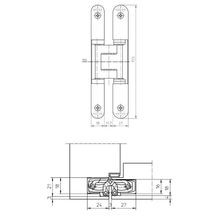Halliday & Baillie Tectus Concealed Hinge gallery detail image