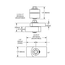 Shut it® Baby Badass Gate Hinge gallery detail image