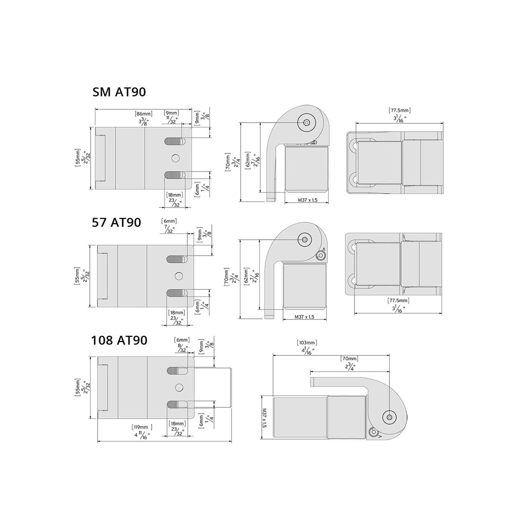 Sureclose® Flush Mount Hinge For Safety Gates gallery detail image