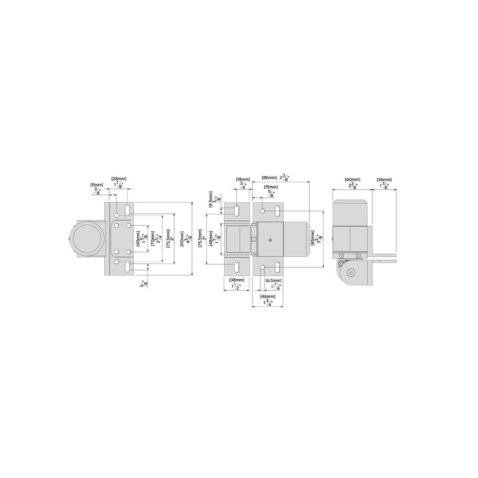 Sureclose® Readyfit 108 Hinge Set gallery detail image