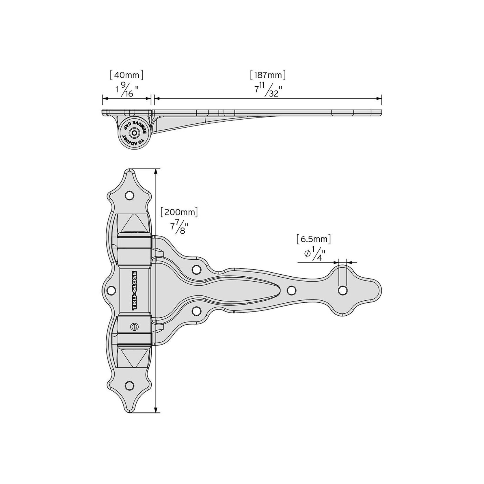 Truclose® Decomold Gate Hinges gallery detail image