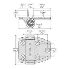 Truclose® Regular Hinge For Metal-To-Wood Gates gallery detail image