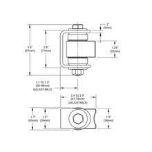 Shut it® Combo Badass Gate Hinge gallery detail image