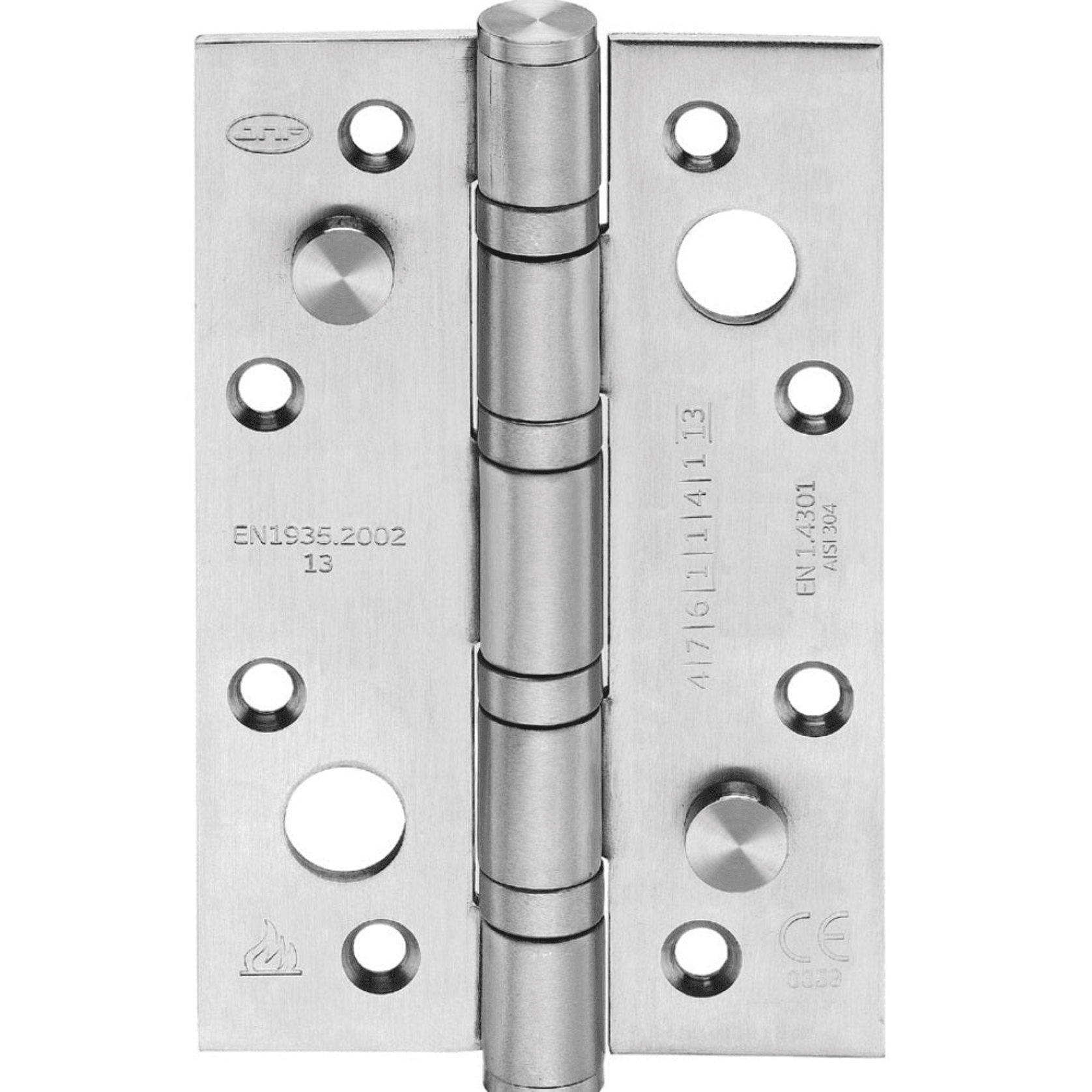 IN.05.020.S.CF Security Butt Hinge with 4 Ball Bearings gallery detail image