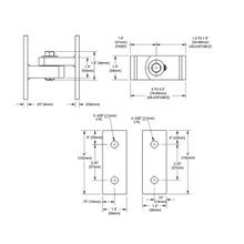 Shut it® Baby Bolt-On Badass - Adjustable Bracket gallery detail image