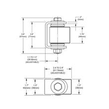 Shut it® Heavy-Duty Badass Gate Hinge gallery detail image