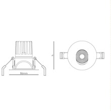 Slot Recessed Directional Downlight gallery detail image