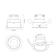 IBL Dark Round 60 Downlight gallery detail image