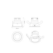 IBL Dark Round 60 Downlight gallery detail image