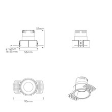 Dark Round Recessed Downlight gallery detail image