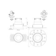 IBL Dark Round 60 Trimless Downlight gallery detail image