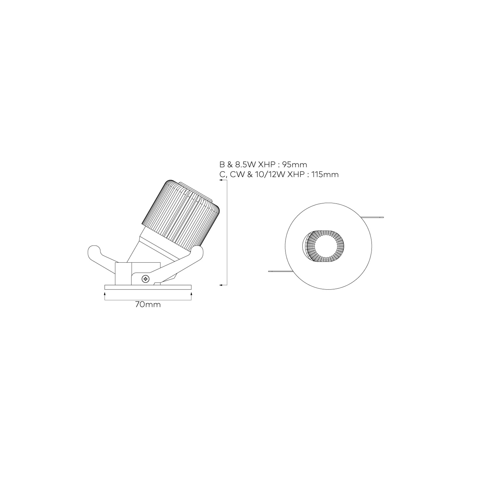 Slot Recessed Directional Downlight gallery detail image