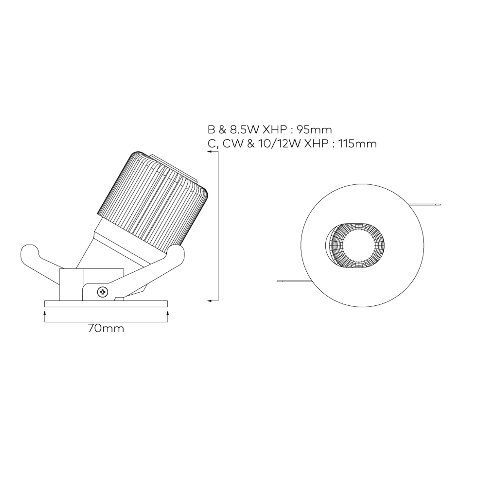 Slot Recessed Directional Downlight gallery detail image