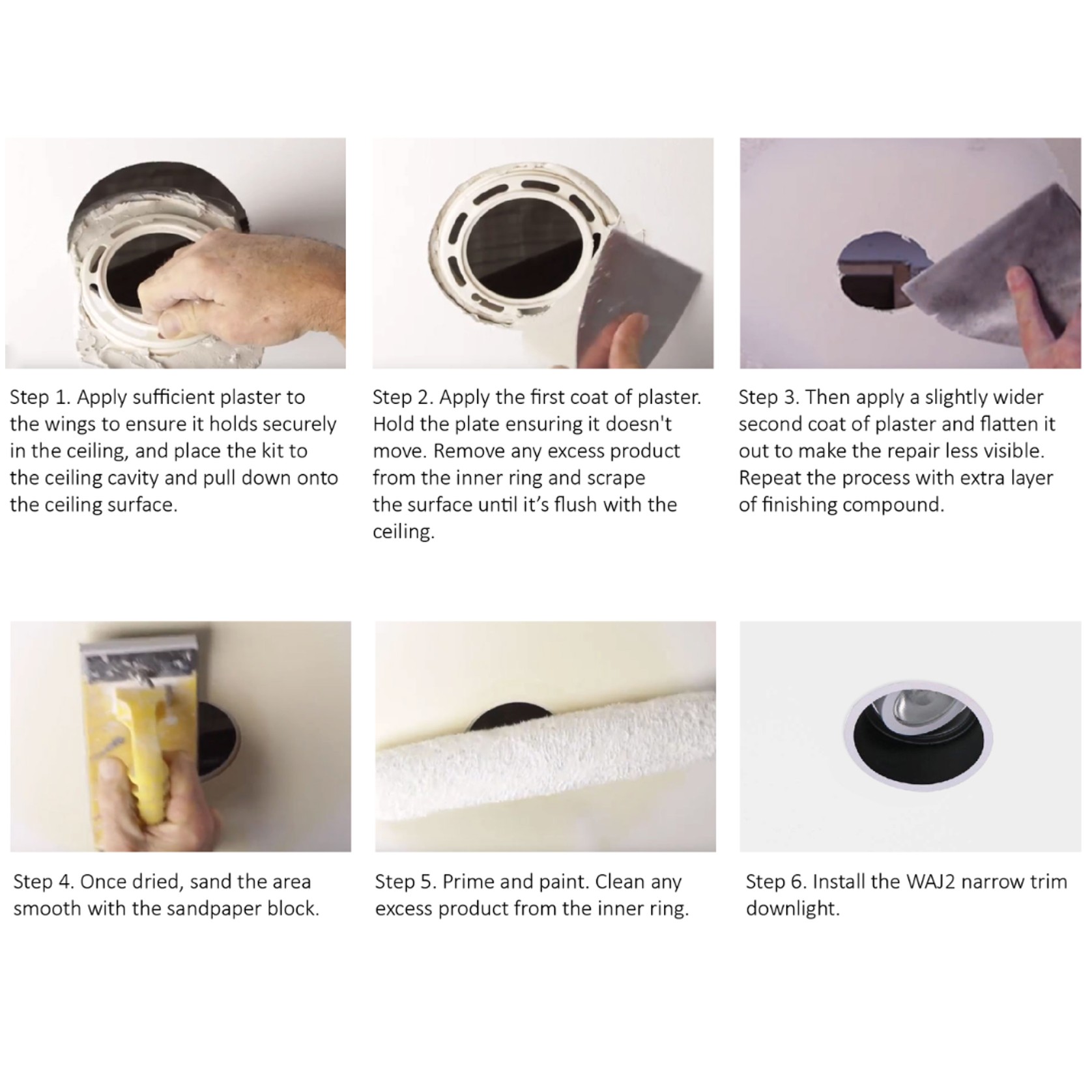Flush Mount Kit (plus compatible downlight) gallery detail image