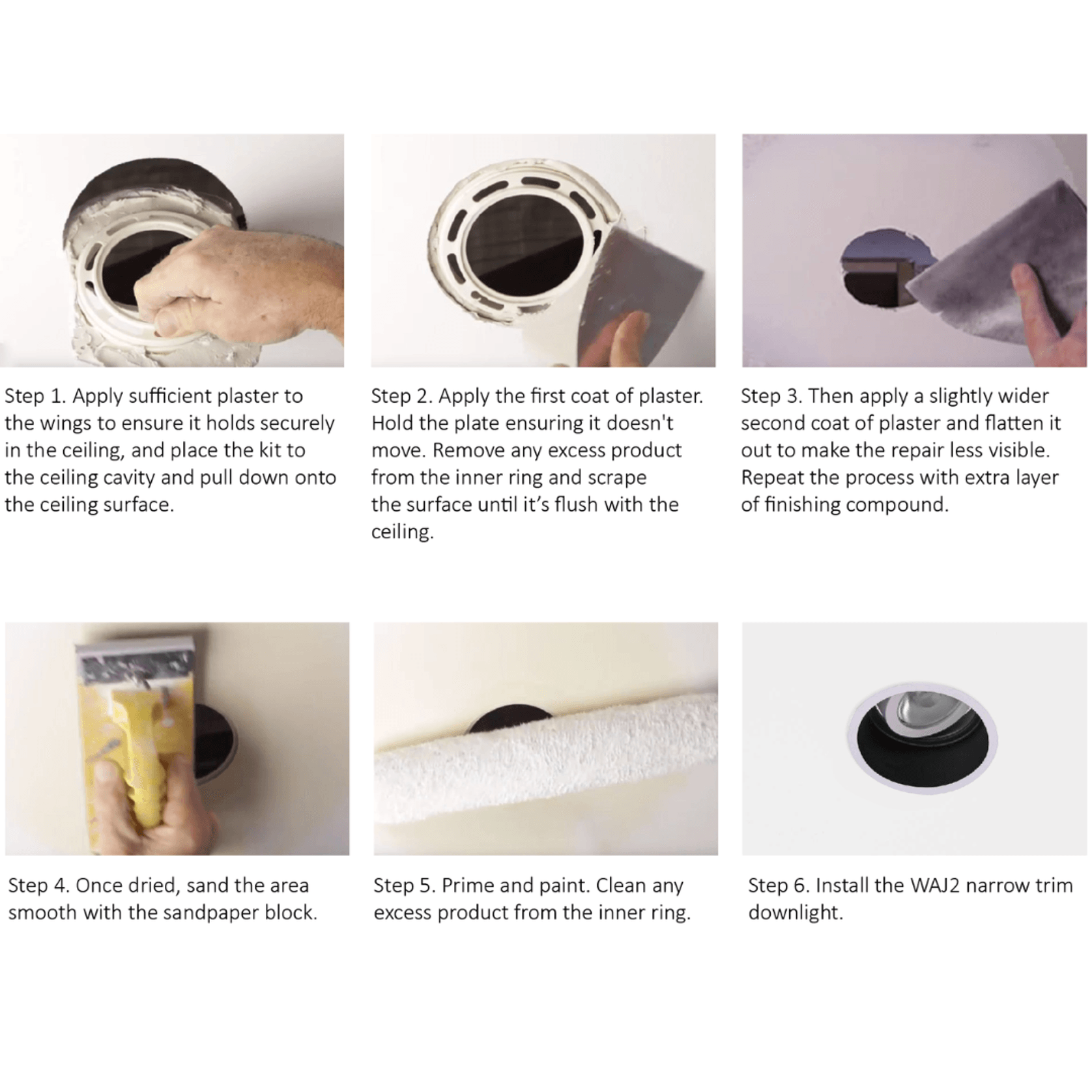 Flush Mount Kit (plus compatible downlight) gallery detail image