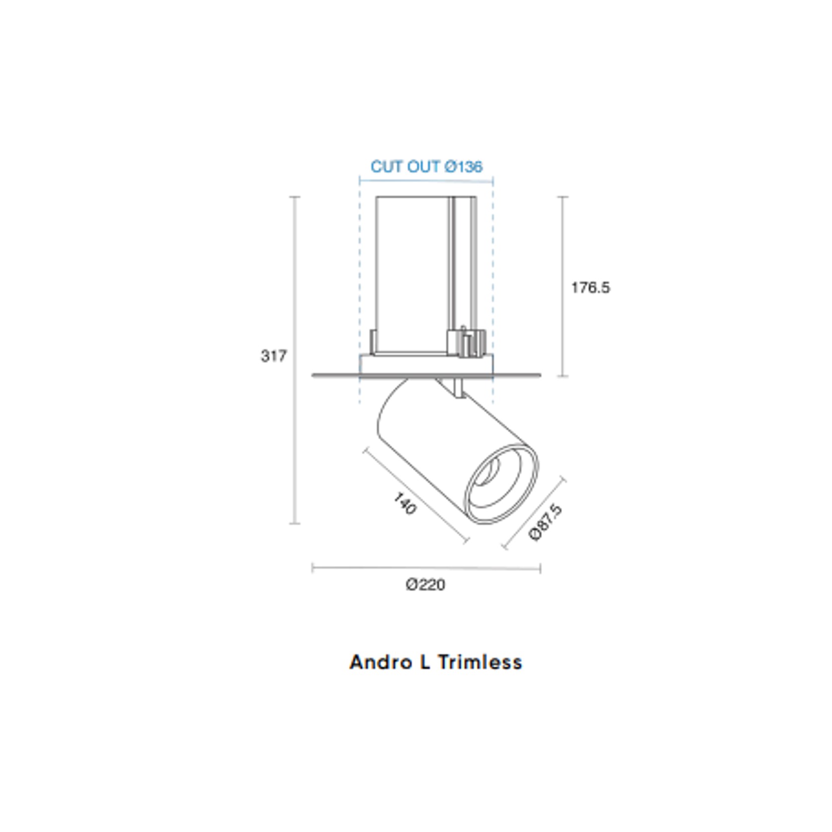 Andro L Trimless gallery detail image