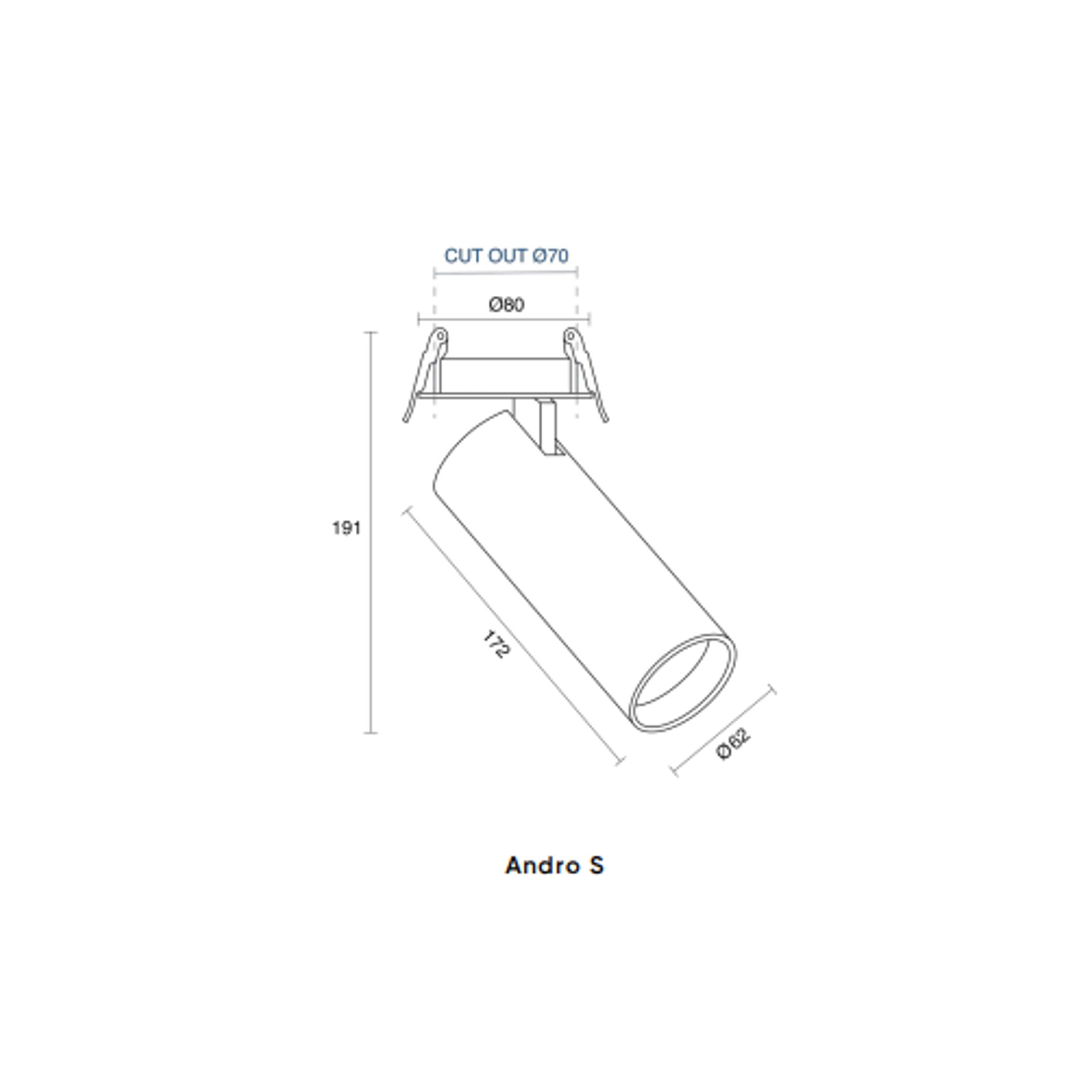 Andro S Semi-recessed gallery detail image
