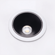 IP65 downlight with black reflector
