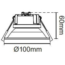 LED Cariba 9W Downlight gallery detail image