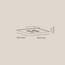 Equal 4-Square Ceiling Light gallery detail image