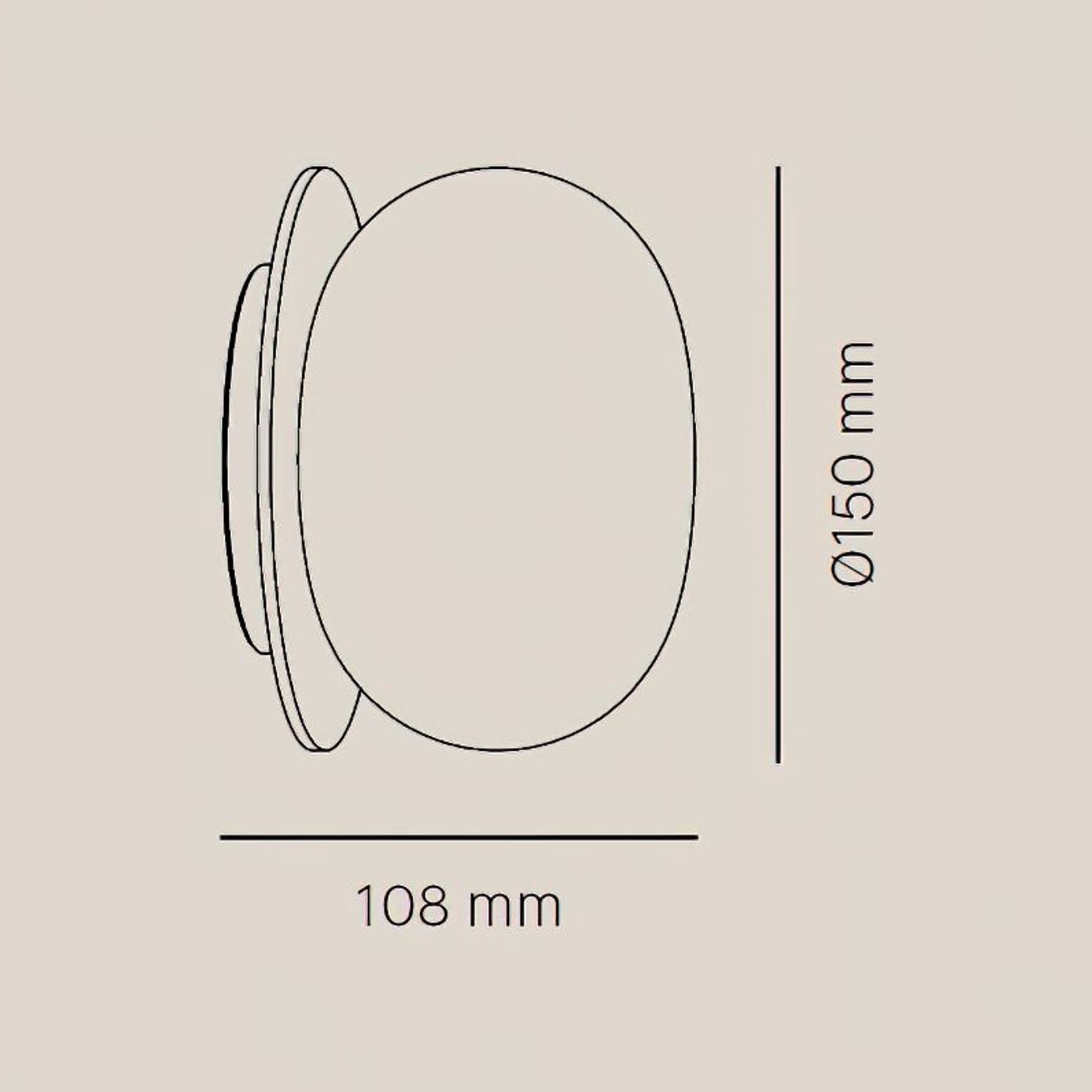 Knock 15cm Wall/Ceiling Light gallery detail image
