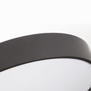black ceiling light