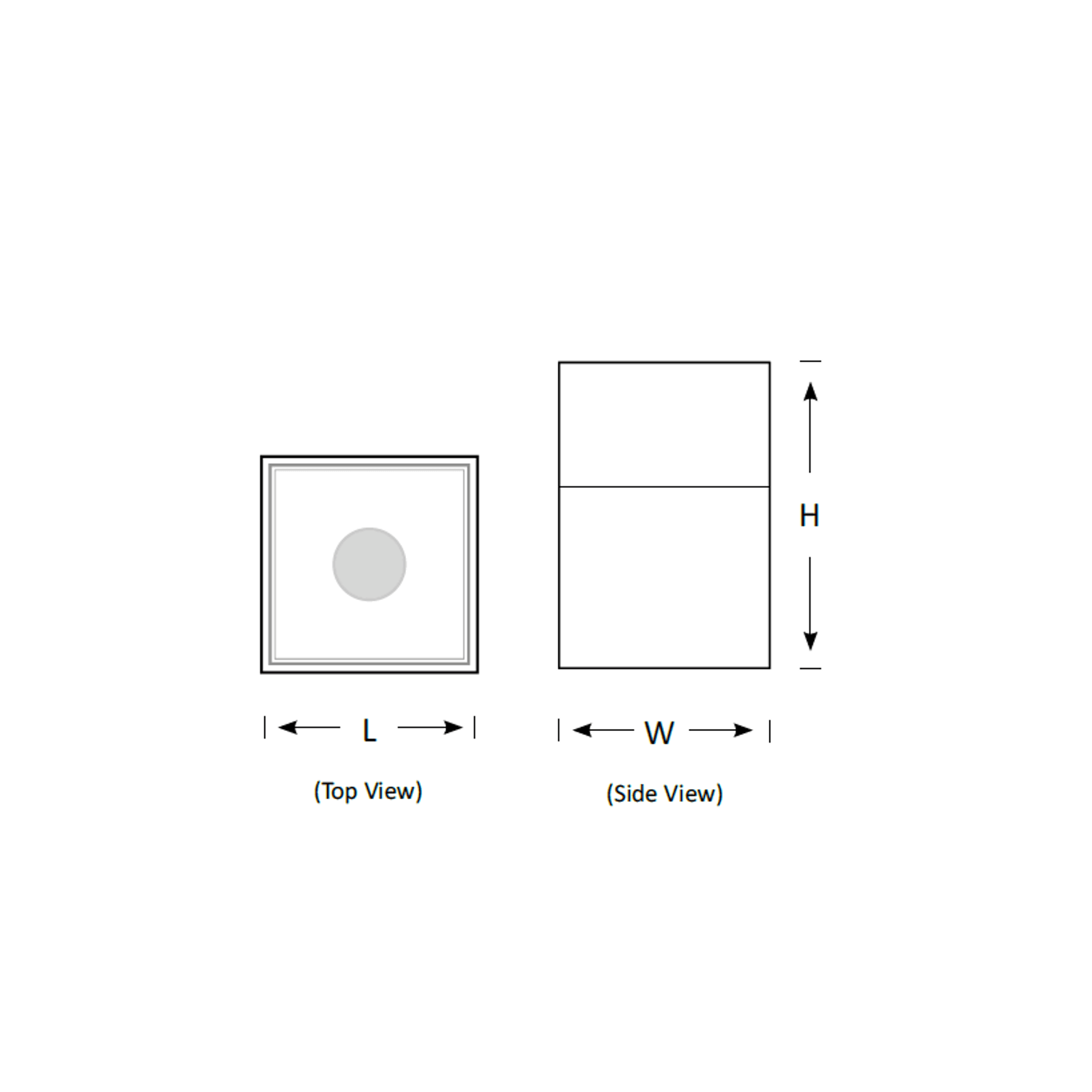 12W LUKA Square Adjustable Surface Downlight gallery detail image