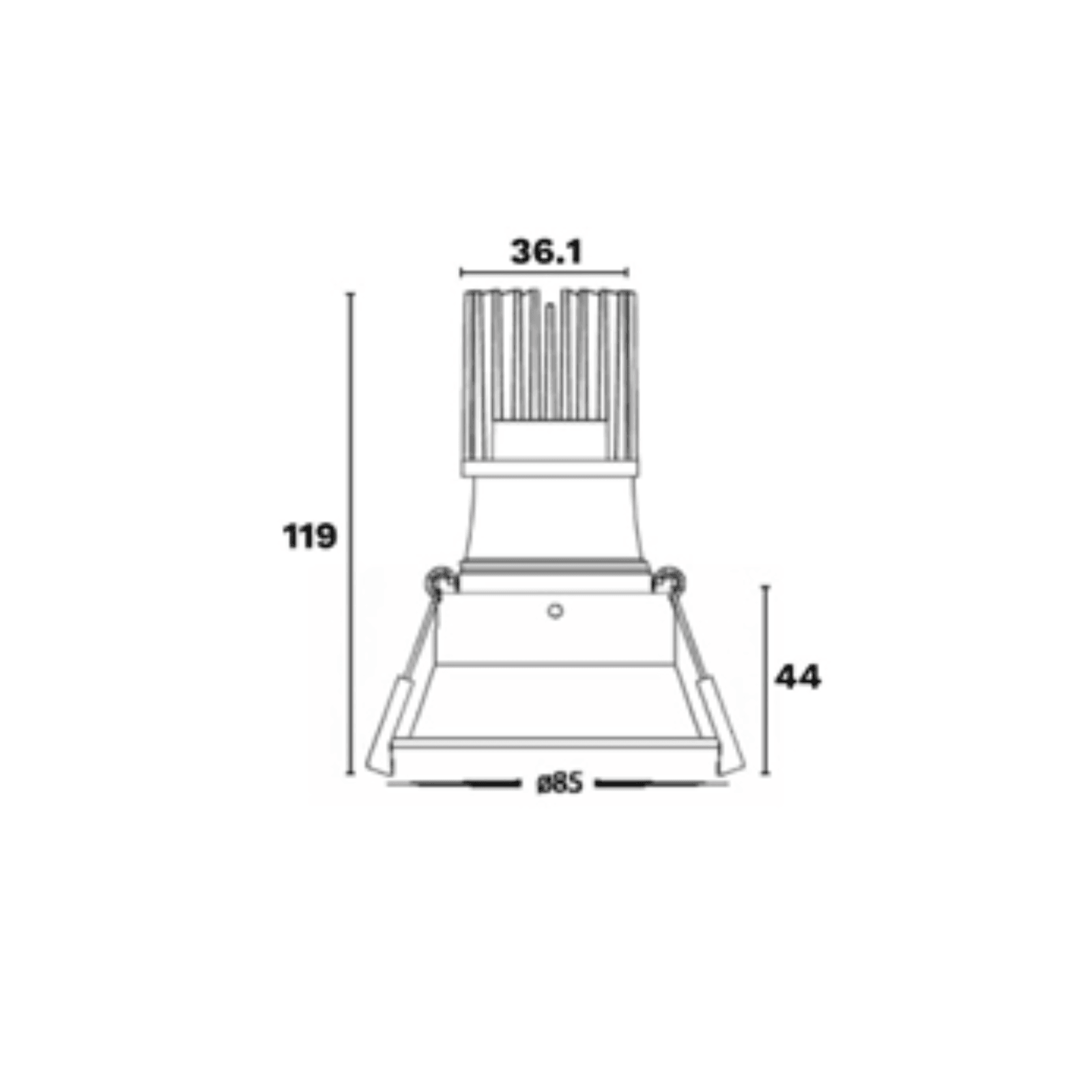 Pristo Downlight gallery detail image