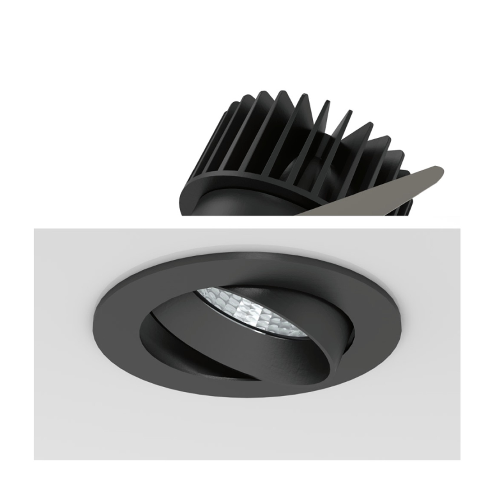 Round Tilt Recessed Downlight gallery detail image