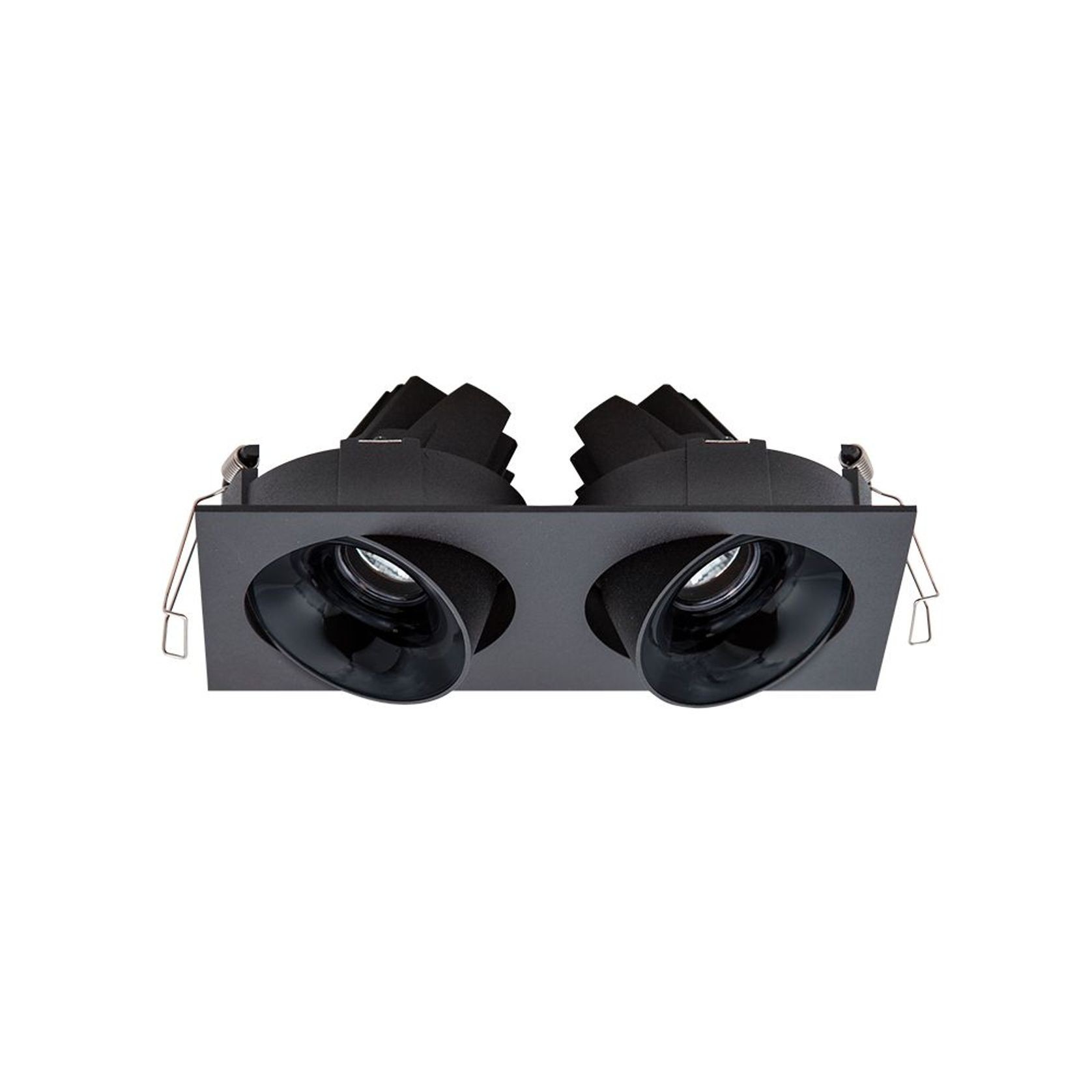 Cevon Dark Art Tilt/Rotate - 2x 11W Double Downlight gallery detail image