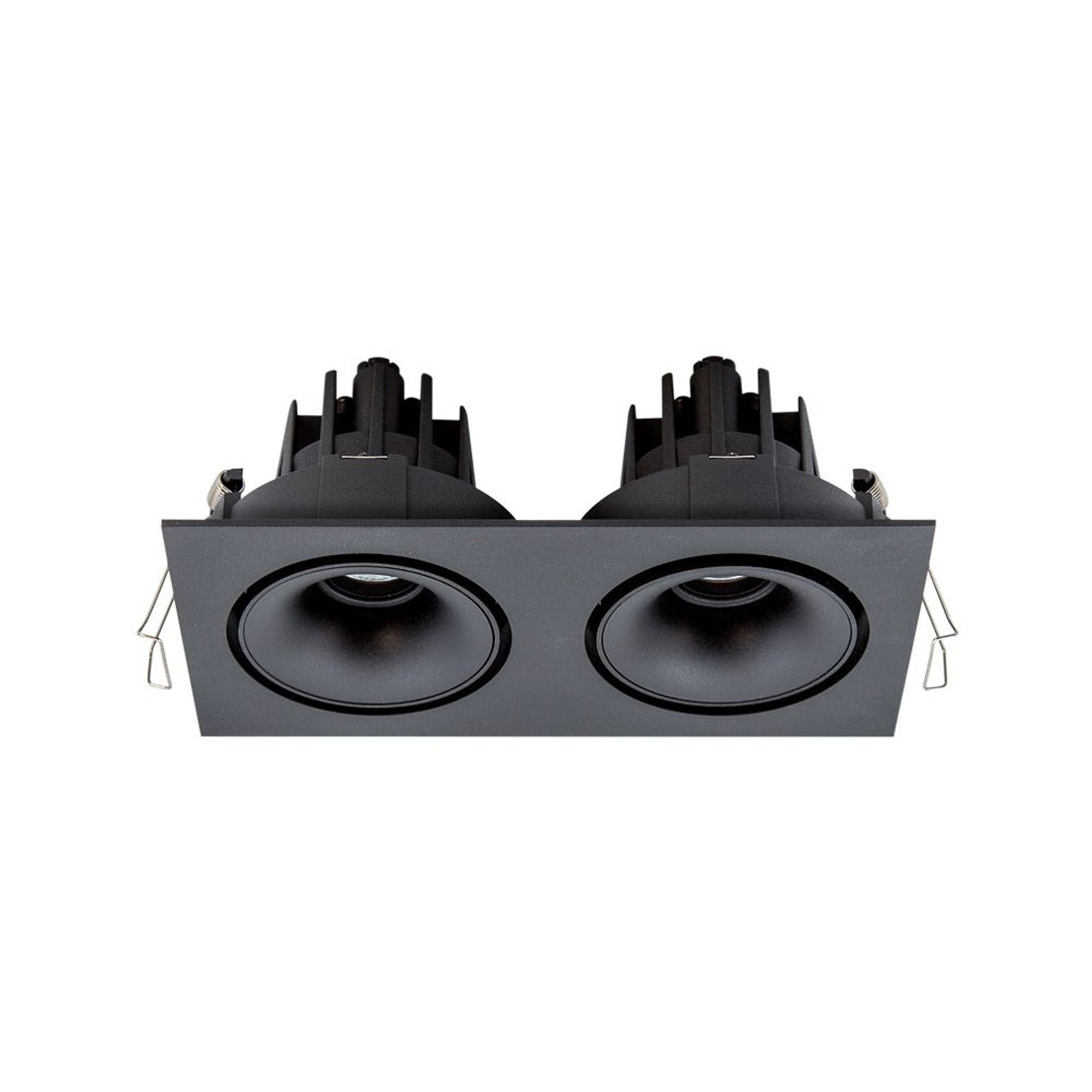 Cevon Dark Art Tilt/Rotate - 2x 11W Double Downlight gallery detail image