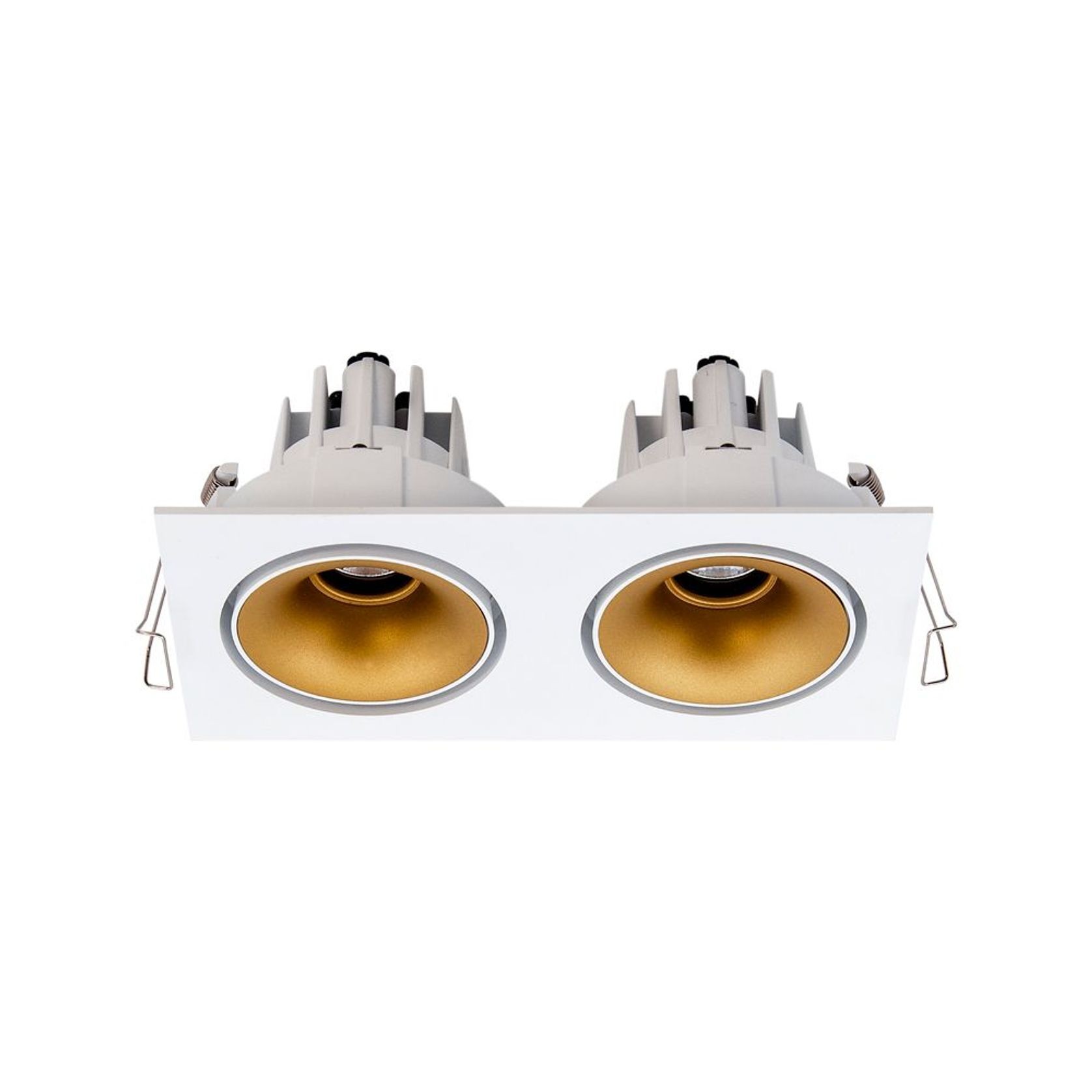 Cevon Dark Art Tilt/Rotate - 2x 11W Double Downlight gallery detail image